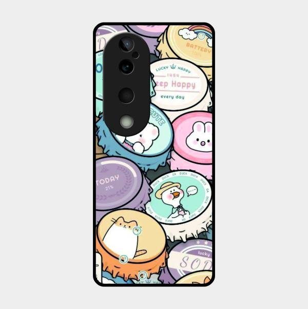 Bunny Buddies Glass Case Cover For Vivo T3 Ultra