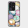 Bunny Buddies Glass Case Cover For Vivo T4X 5G