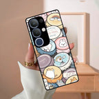 Bunny Buddies Glass Case Cover For Vivo - ShopOnCliQ