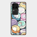 Bunny Buddies Glass Case Cover For Vivo V30 Pro 5G