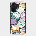Bunny Buddies Glass Case Cover For Vivo V60 5G