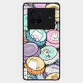 Bunny Buddies Glass Case Cover For Vivo X80 5G