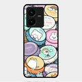 Bunny Buddies Glass Case Cover For Vivo Y22