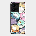 Bunny Buddies Glass Case Cover For Vivo Y35