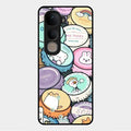 Bunny Buddies Glass Case Cover For Vivo Y400 5G