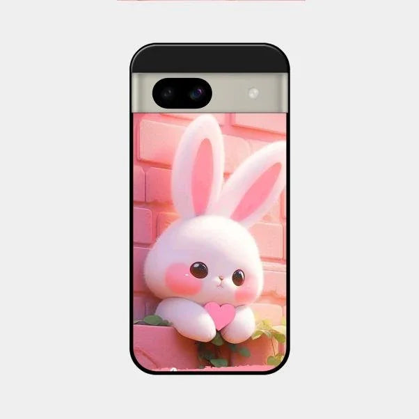 Bunny Glossy Metal Case Cover For Google Pixel 8A 5G