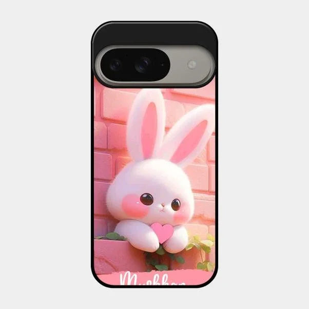 Bunny Glossy Metal Case Cover For Google Pixel 9 5G