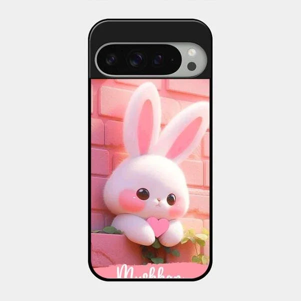 Bunny Glossy Metal Case Cover For Google Pixel 9 Pro Xl