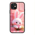 Bunny Glossy Metal Case Cover For iPhone 12