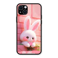 Bunny Glossy Metal Case Cover For iPhone 14