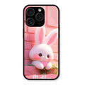 Bunny Glossy Metal Case Cover For iPhone 15 Pro Max