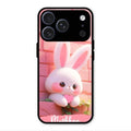 Bunny Glossy Metal Case Cover For iPhone 17 Pro