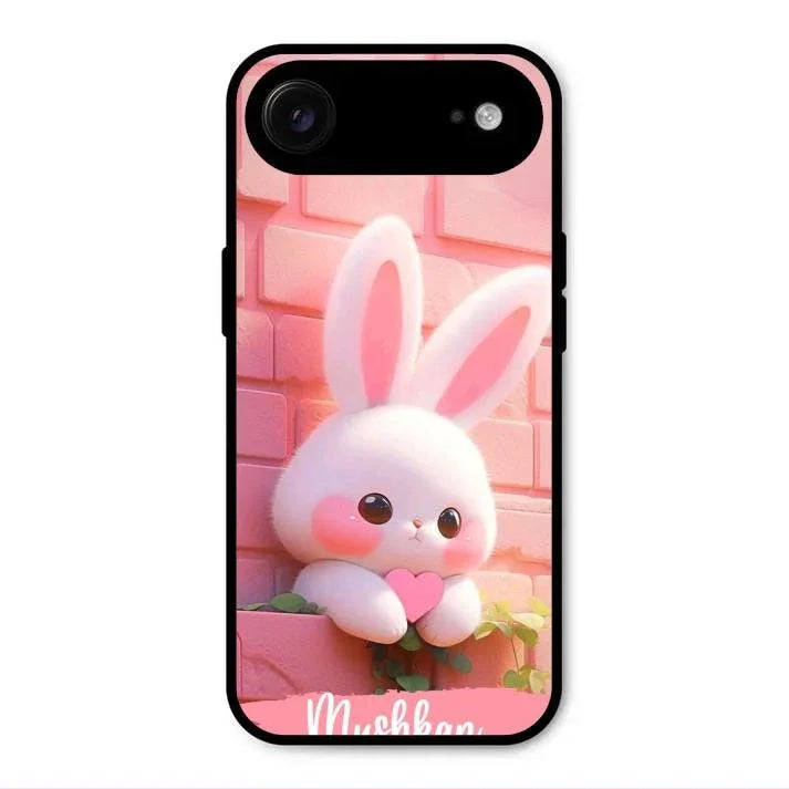 Bunny Glossy Metal Case Cover For iPhone Air