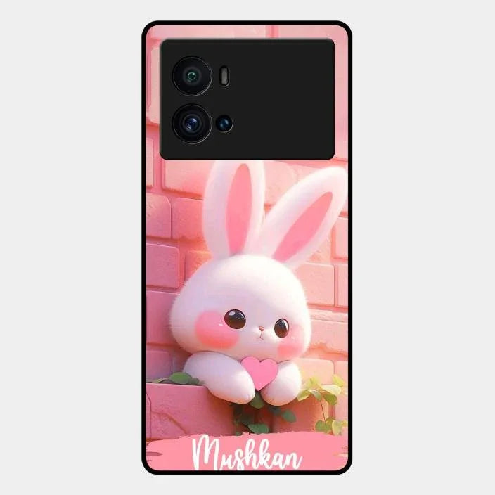 Bunny Glossy Metal Case Cover For Iqoo 9 Pro 5G