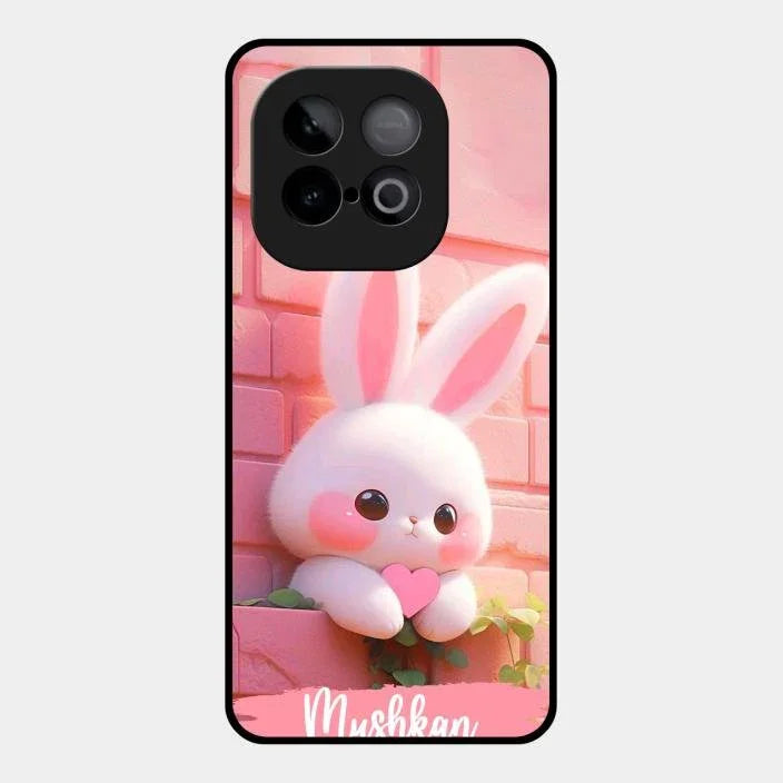 Bunny Glossy Metal Case Cover For Iqoo Neo 10 5G