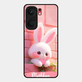 Bunny Glossy Metal Case Cover For Iqoo Neo 9 Pro 5G