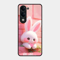 Bunny Glossy Metal Case Cover For Iqoo Z10 Lite