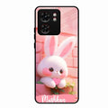 Bunny Glossy Metal Case Cover For Motorola Edge 40