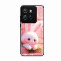 Bunny Glossy Metal Case Cover For Motorola Edge 50 Neo