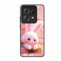 Bunny Glossy Metal Case Cover For Motorola Edge 50 Pro
