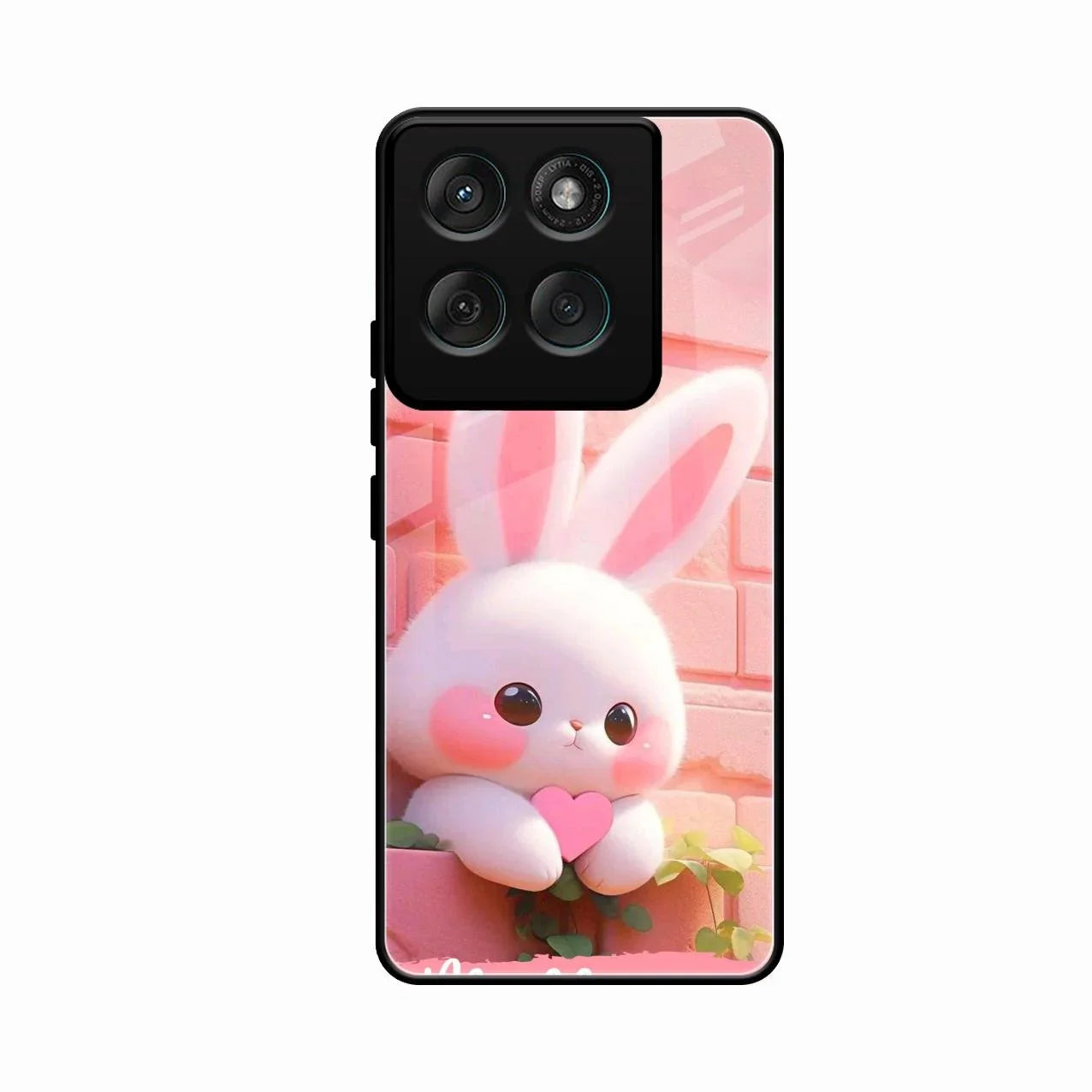Bunny Glossy Metal Case Cover For Motorola Edge 60 5G