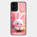 Bunny Glossy Metal Case Cover For Motorola G45 5G