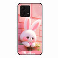 Bunny Glossy Metal Case Cover For Motorola g84 5G