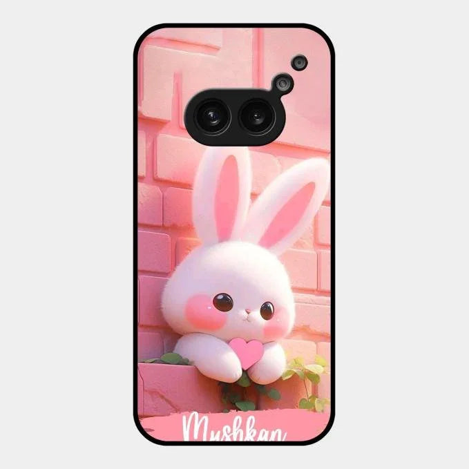 Bunny Glossy Metal Case Cover For Nothing Phone 2A 5G