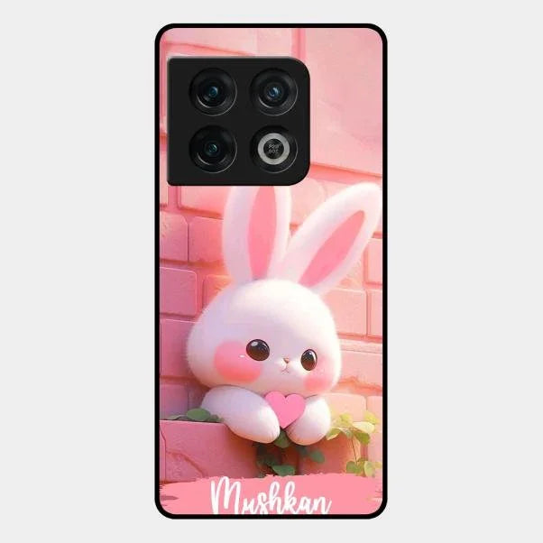 Bunny Glossy Metal Case Cover For Oneplus 10 Pro 5G