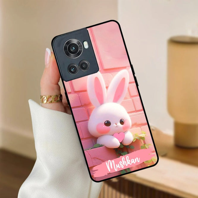 Bunny Glossy Metal Case Cover For OnePlus