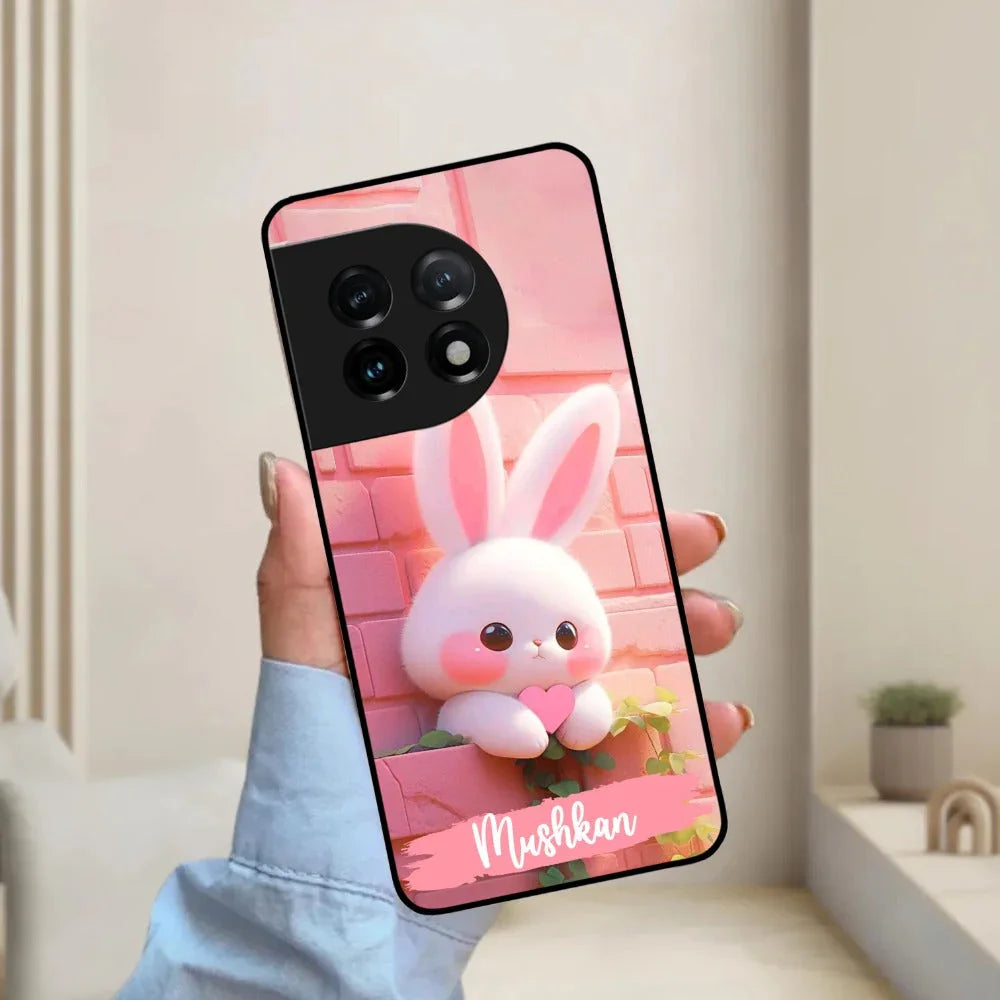 Bunny Glossy Metal Case Cover For OnePlus - ShopOnCliQ