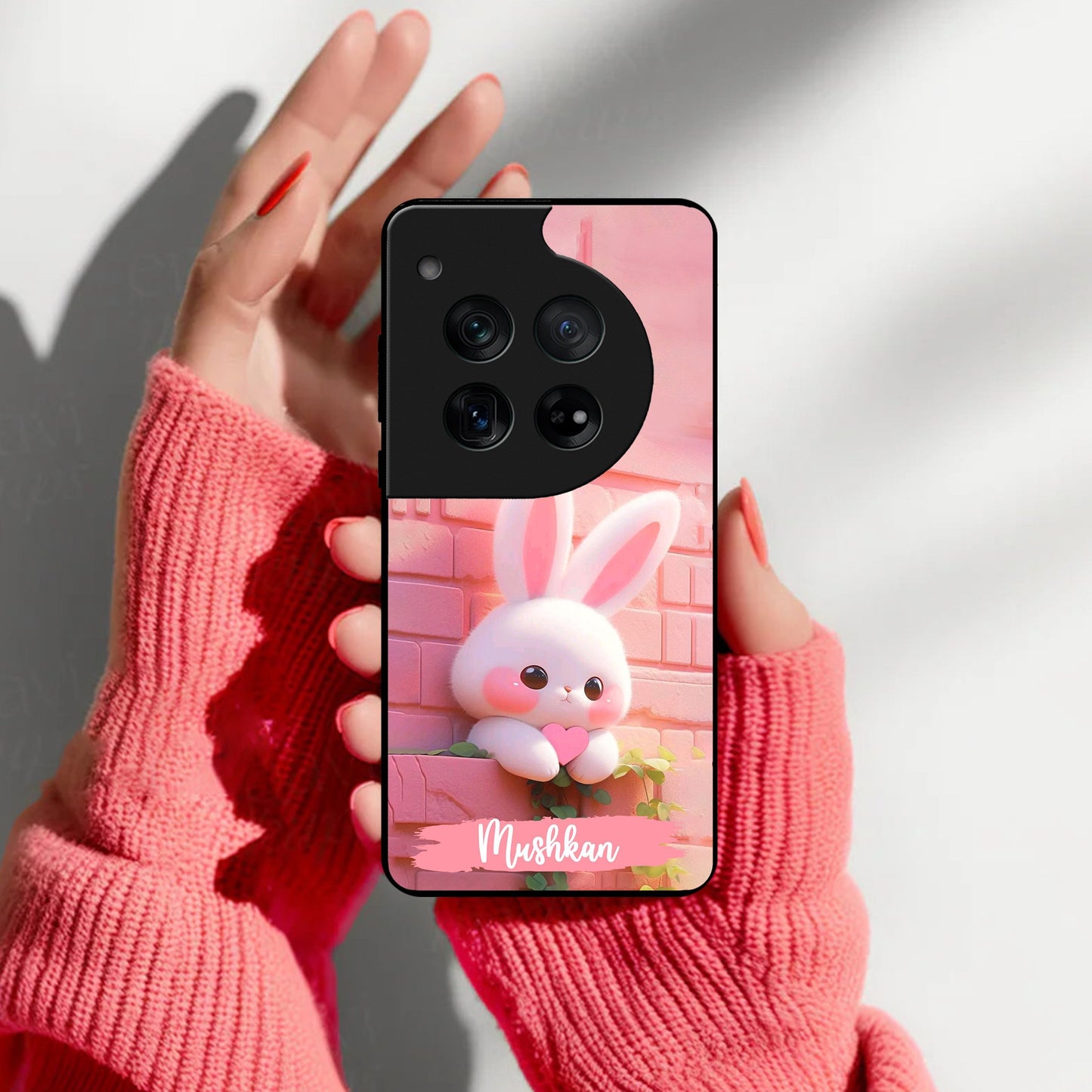 Bunny Glossy Metal Case Cover For OnePlus