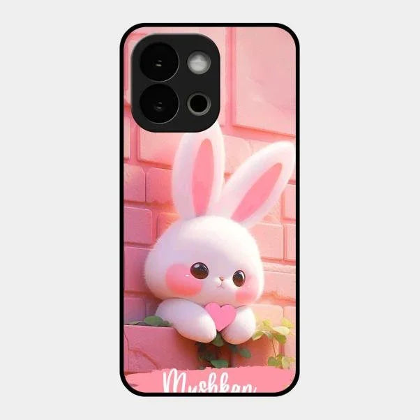 Bunny Glossy Metal Case Cover For Oneplus 13S 5G
