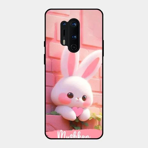 Bunny Glossy Metal Case Cover For Oneplus 8 Pro