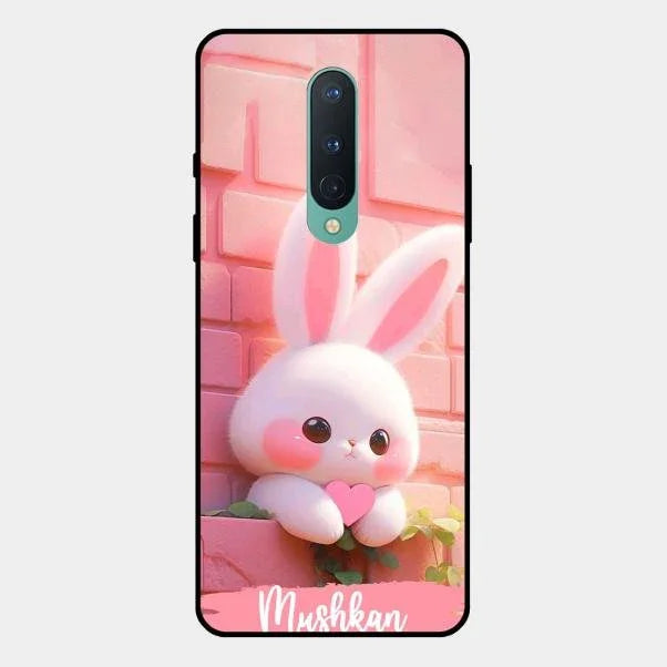 Bunny Glossy Metal Case Cover For Oneplus 8