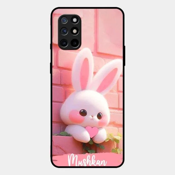 Bunny Glossy Metal Case Cover For Oneplus 8T