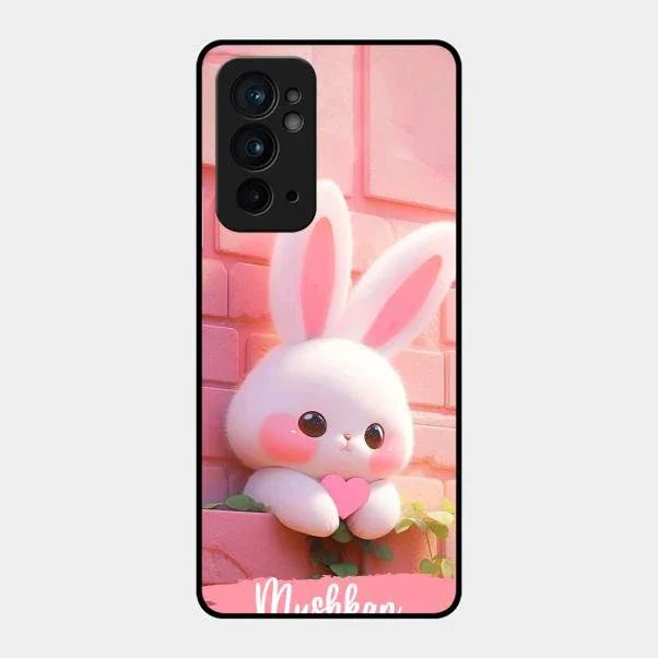 Bunny Glossy Metal Case Cover For Oneplus 9Rt 5G