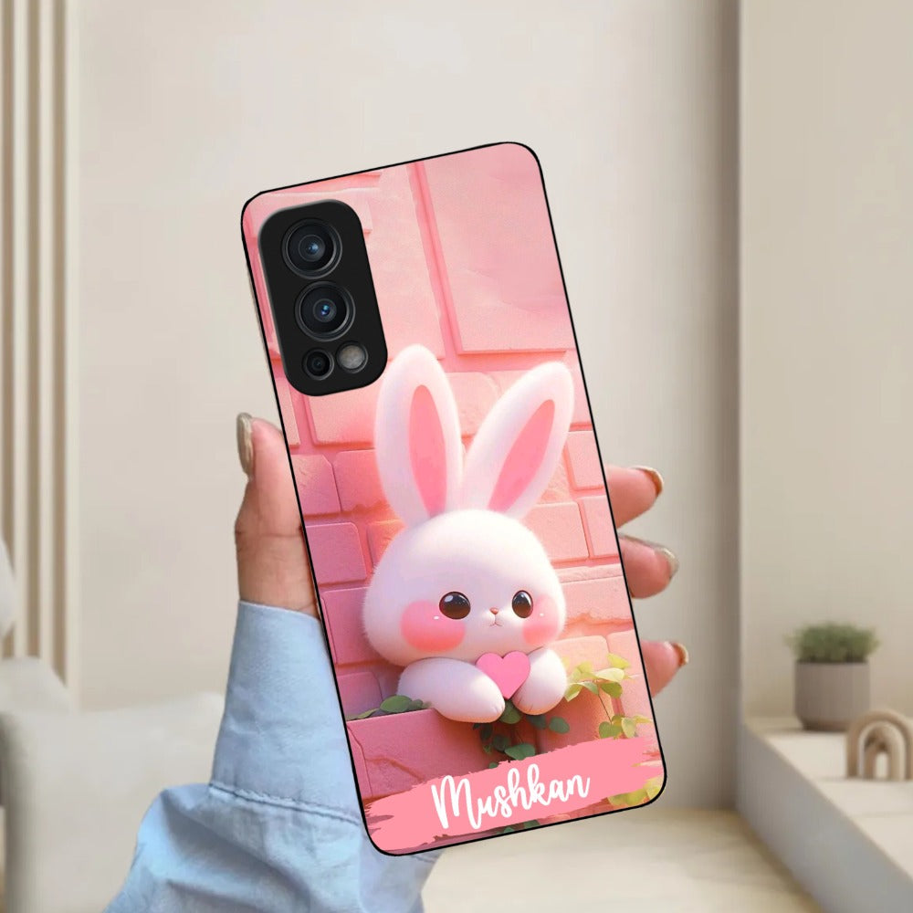Bunny Glossy Metal Case Cover For OnePlus