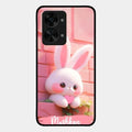 Bunny Glossy Metal Case Cover For Oneplus Nord 2T 5G