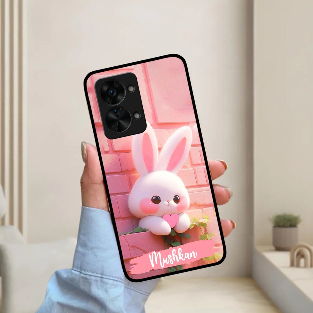 Bunny Glossy Metal Case Cover For OnePlus