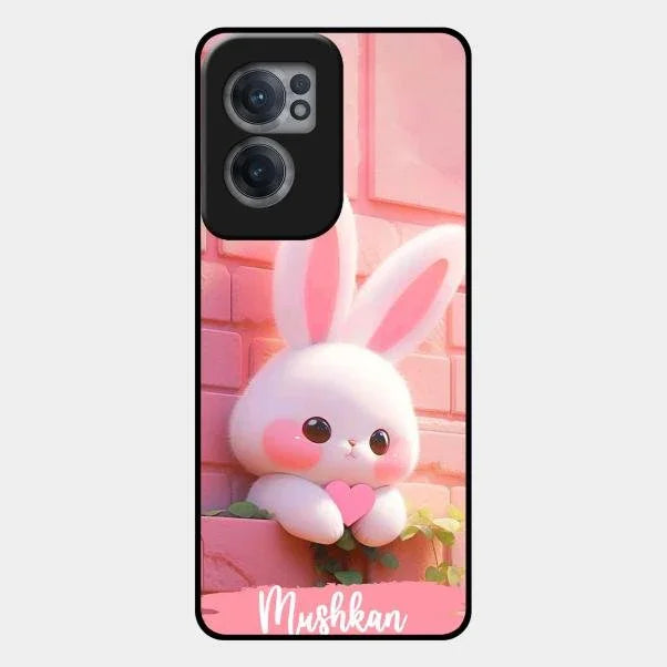 Bunny Glossy Metal Case Cover For Oneplus Nord Ce 2 5G