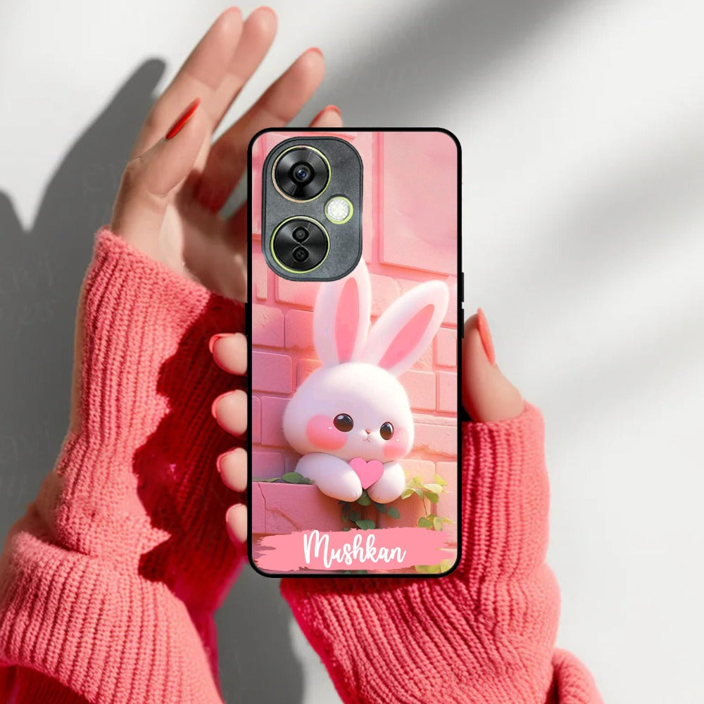 Bunny Glossy Metal Case Cover For OnePlus