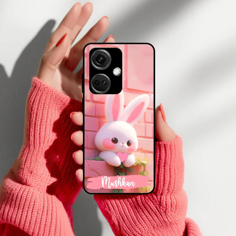 Bunny Glossy Metal Case Cover For OnePlus