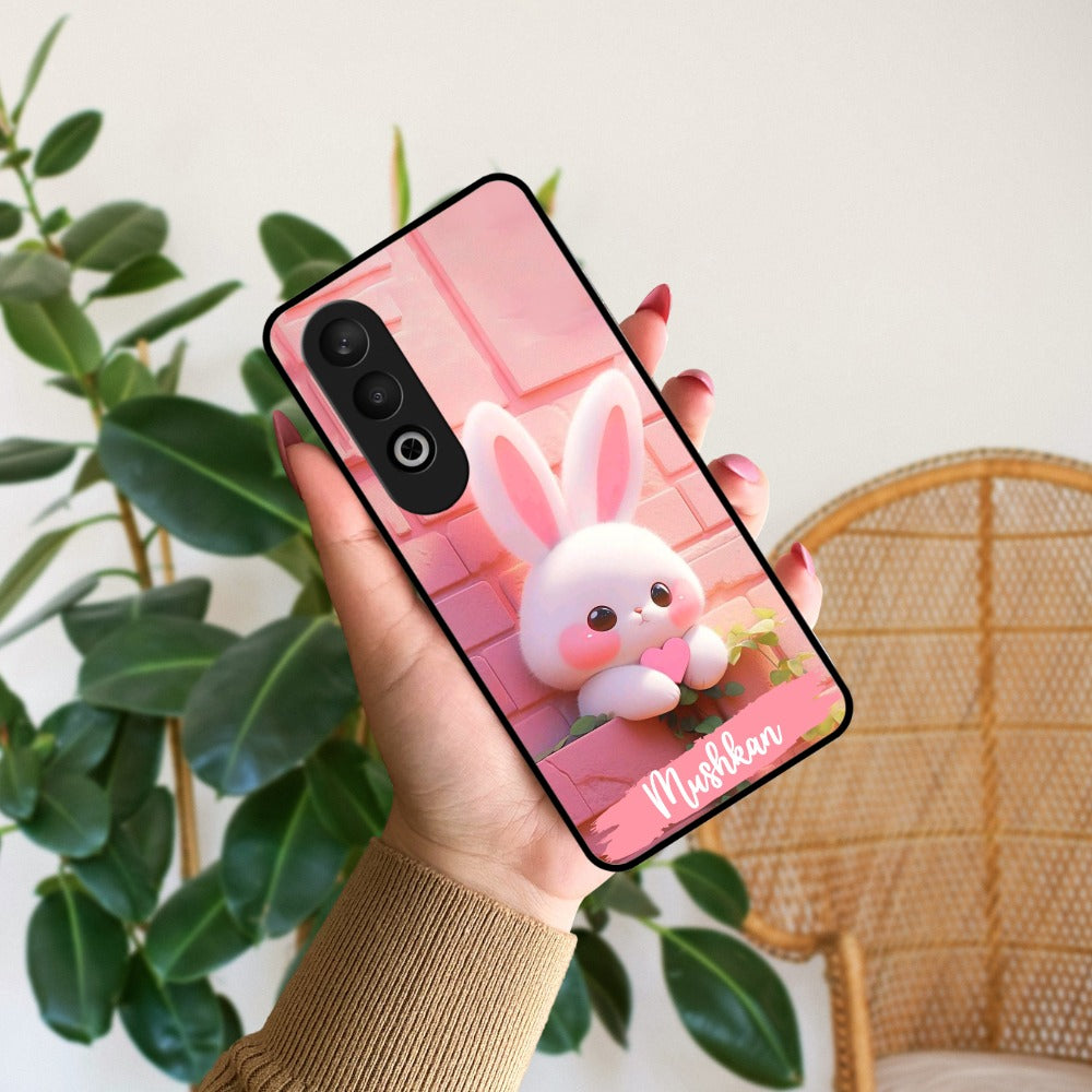 Bunny Glossy Metal Case Cover For OnePlus