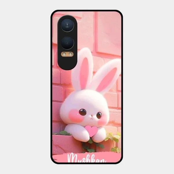 Bunny Glossy Metal Case Cover For Oneplus Nord Ce 4 Lite 5G