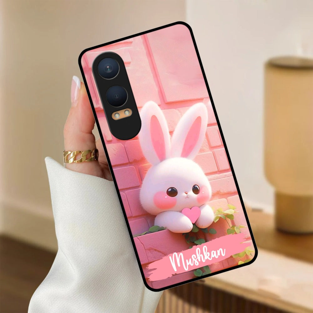 Bunny Glossy Metal Case Cover For OnePlus