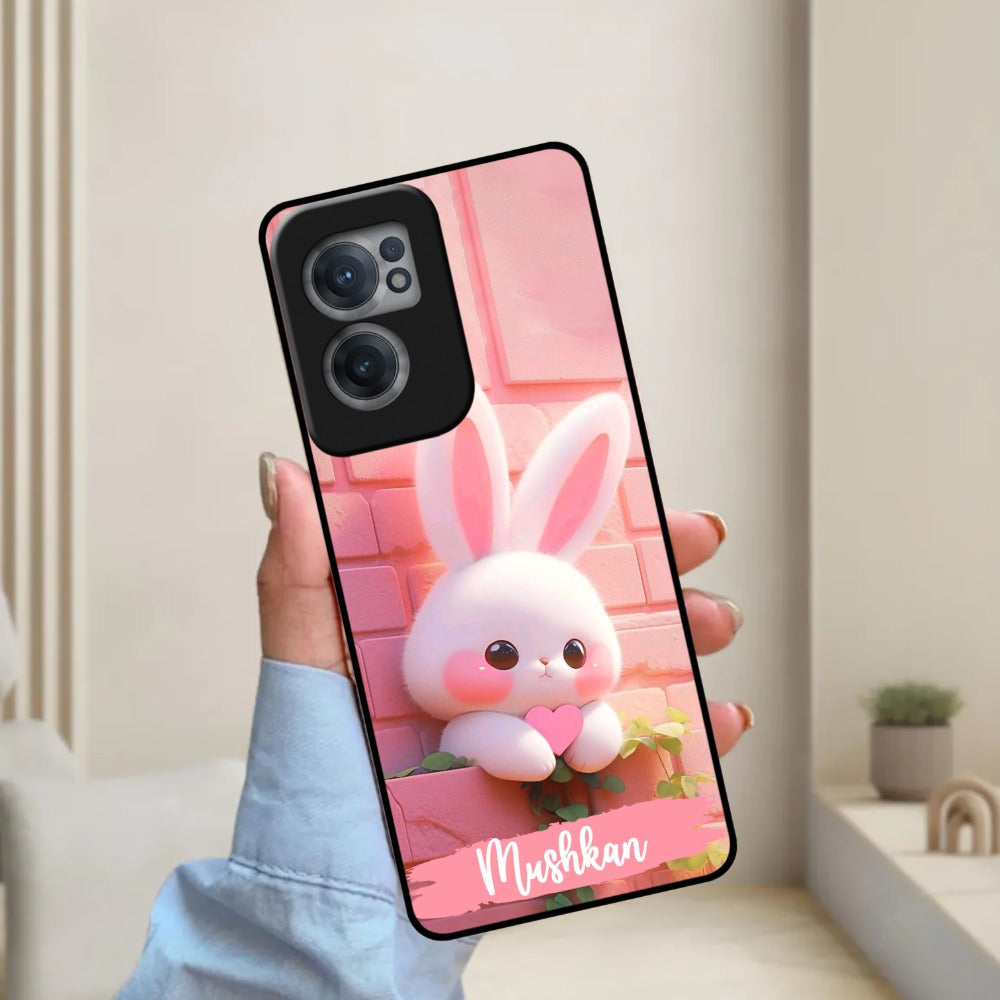 Bunny Glossy Metal Case Cover For OnePlus