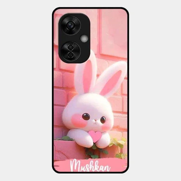 Bunny Glossy Metal Case Cover For Oneplus Nord Ce5 5G