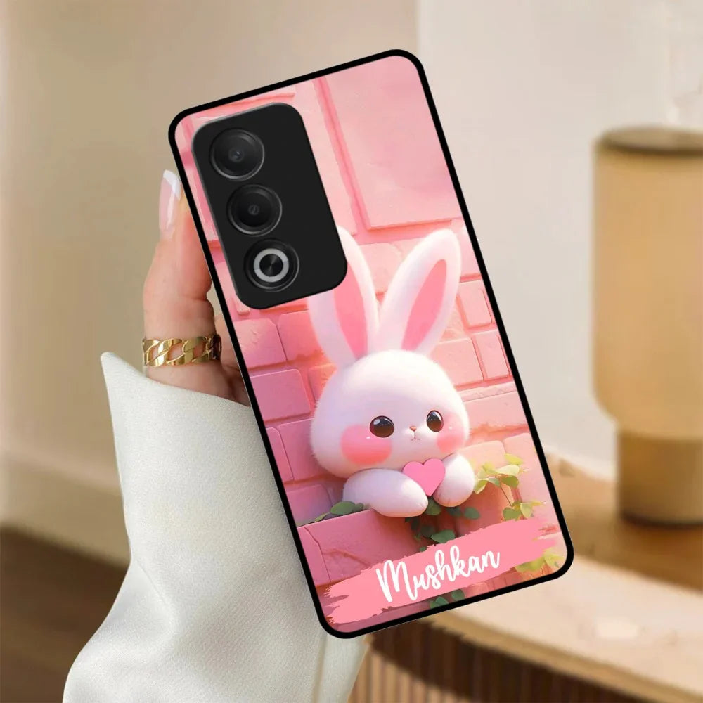 Bunny Glossy Metal Case Cover For Oppo - ShopOnCliQ