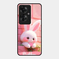 Bunny Glossy Metal Case Cover For Oppo F25 Pro 5G